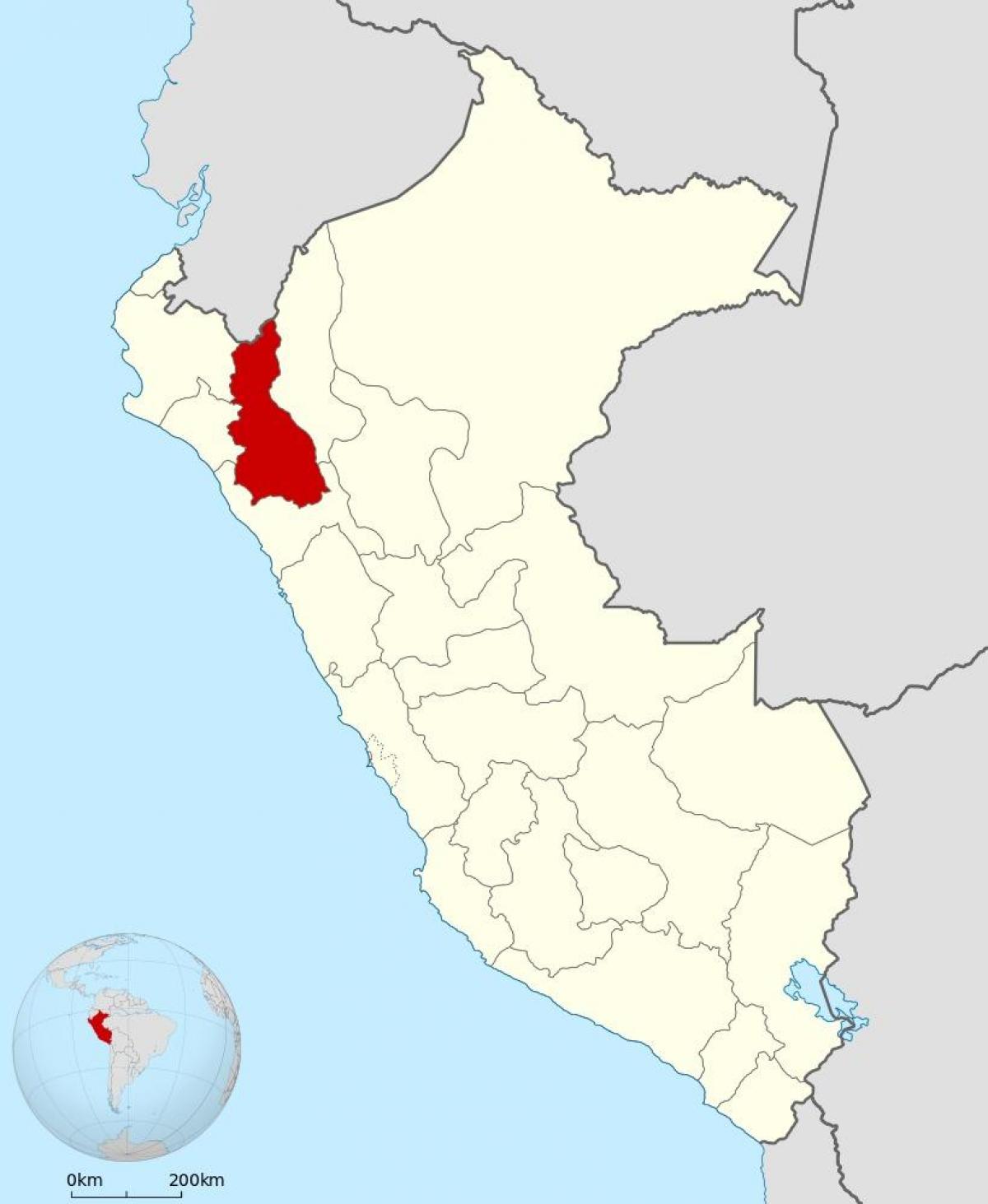 ನಕ್ಷೆ cajamarca ಪೆರು