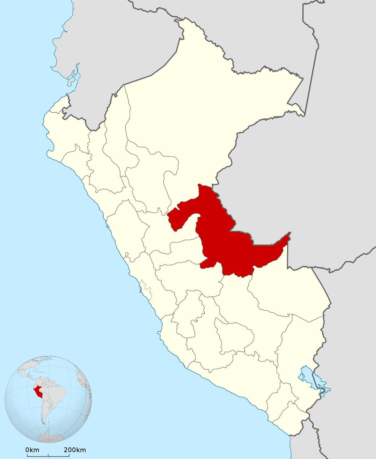 ನಕ್ಷೆ pucallpa ಪೆರು
