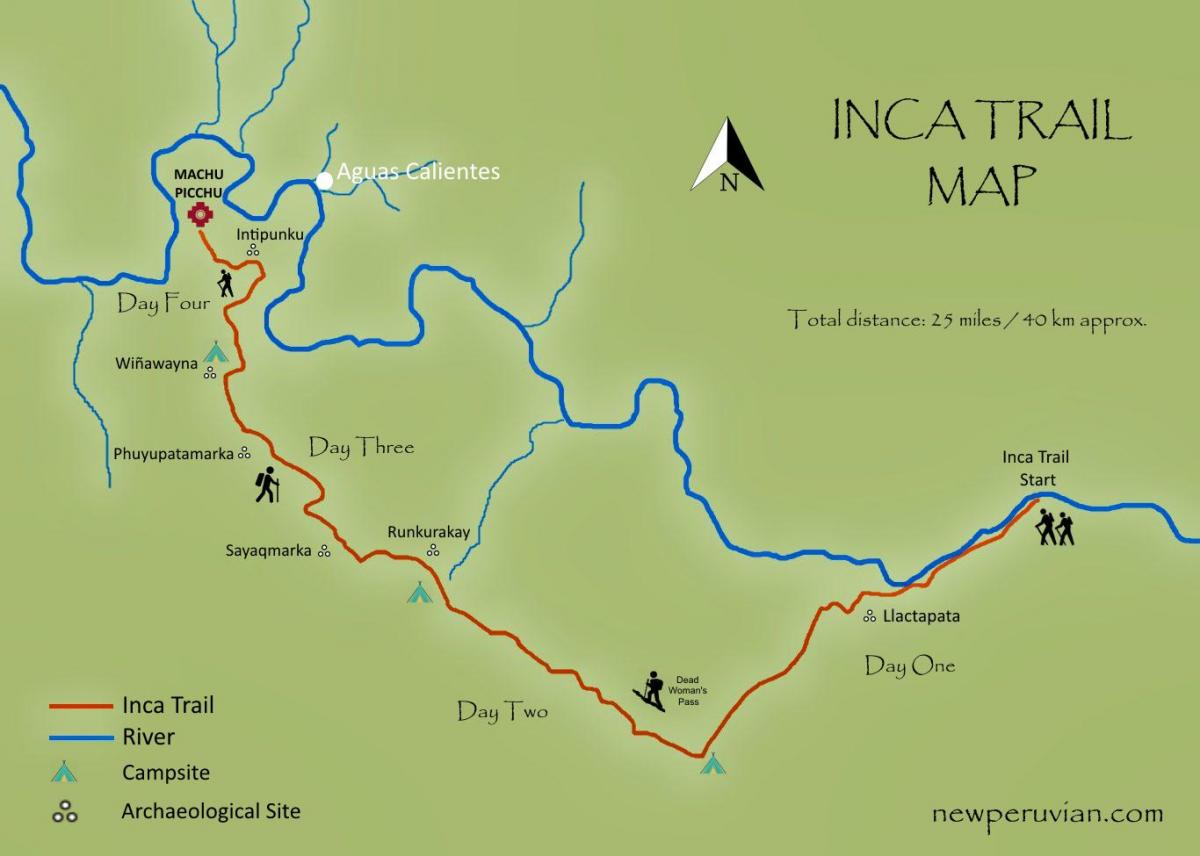 ನಕ್ಷೆ ಇಂಕಾ ಟ್ರಯಲ್ ಪೆರು