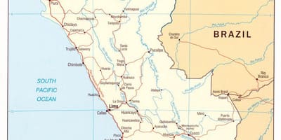 ನಕ್ಷೆ ಪೆರು ಸ್ಟೇಟ್ಸ್