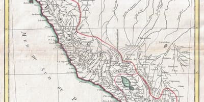 ಭೂಪಟ, ಹಳೆಯ ನಕ್ಷೆ, ಪೆರು