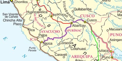 ನಕ್ಷೆ cusco ಪೆರು